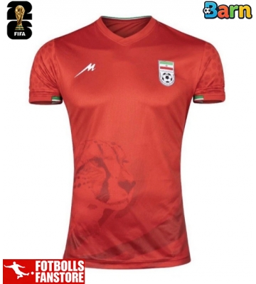 Iran Bortatröja Barn VM 2026 Kortärmad (+ Korta byxor)